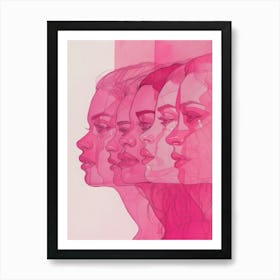 'The Faces Of Women' Art Print