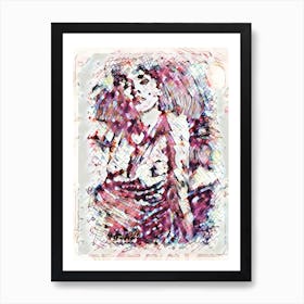 Portrait Of A Woman 55 Art Print