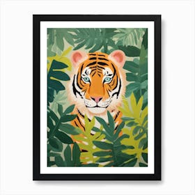 Tiger In The Jungle 17 Art Print