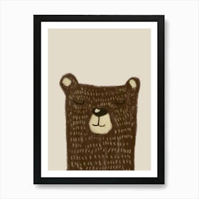 The Brown Bear Art Print