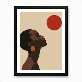 Afro-American Woman 76 Art Print