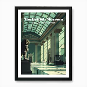 British Museum Historical Travel Art Art Print