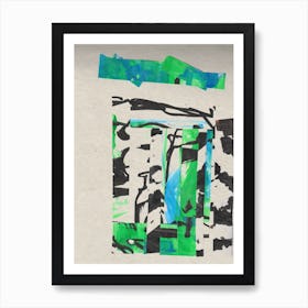 Green Pinpoint 1 Art Print