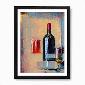 Crémant 1 Oil Painting Cocktail Poster Art Print