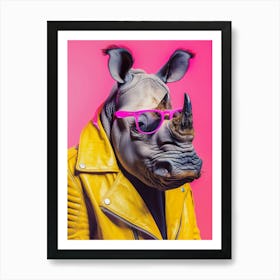 "Rhino" Art Print