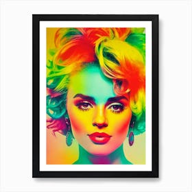Lauren Daigle Colourful Pop Art Art Print