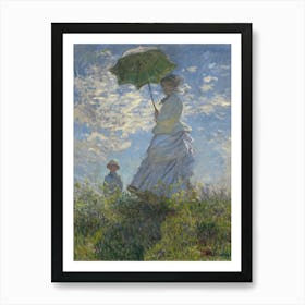 Claude Monet - Woman With Umbrella 1 Art Print