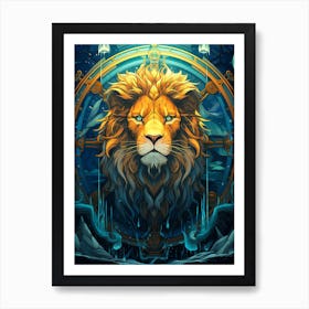 Lion Of The Seas Art Print