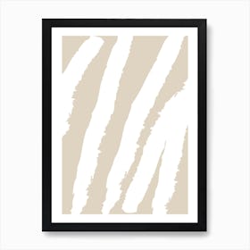 Zebra Stripes Art Print