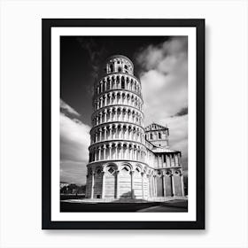 Pisa, Italy,  Black And White Analogue Photography  1 Art Print