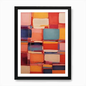 Abstract Squares 1 Art Print