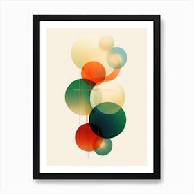 Abstract Circles 12 Art Print