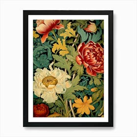 Floral Tapestry 2 Art Print