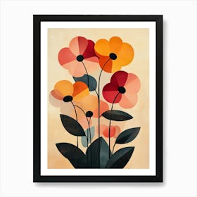 Flowers In A Vase 57 Art Print