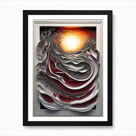 Paper - Seascape~ Escape Clause ~ Reimagined Art Print