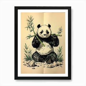 Panda Bear 11 Art Print