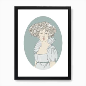 Victorian Violetta Art Print