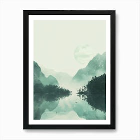 Chinese Landscape 3 Art Print