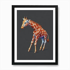 Default Draw Me A Giraffe Attempting Balletlegs Tangled Grace 1 (2) Art Print