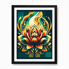 Lotus Flower 8 Art Print