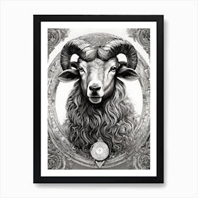 Ram Ink Art 1 Art Print