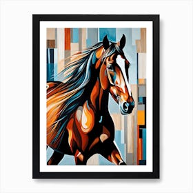 Modern Horse Art, 122 Art Print