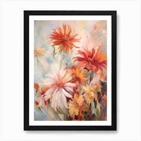 Fall Flower Painting Gaillardia 2 Art Print