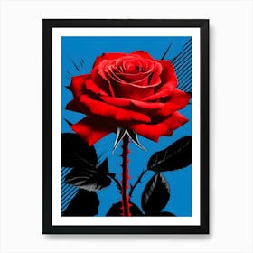 Red Rose 5 Art Print