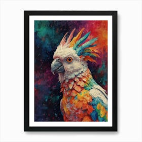 Colorful Parrot 22 Art Print