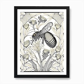 Beeswax 1 William Morris Style Art Print