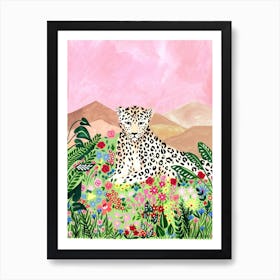 Clodagh In The Wildflowers Art Print