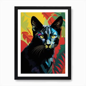 Cat In The Jungle Art Print