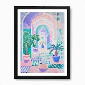 Asian Garden 2 Art Print