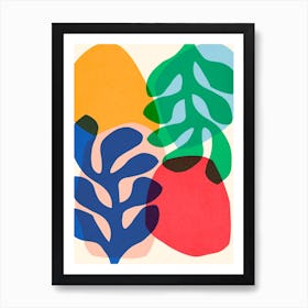 Organic Floral2 Art Print