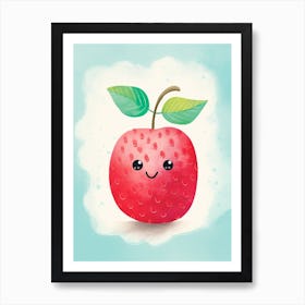 Friendly Kids Raspberry 1 Art Print