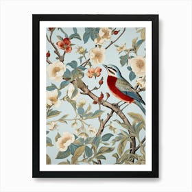 Bird On A Branch 42 Art Print