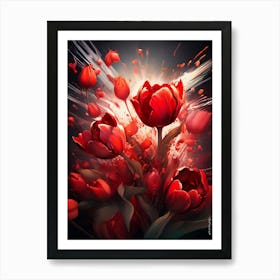 Tulip Big Bang Art Print