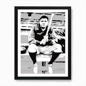 Yankees Baseball Art Print