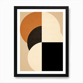 Abstract Bauhaus: Shapes in Symphony Art Print