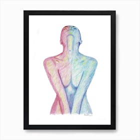 Nude of woman 2 Art Print