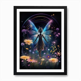 Fairy In The Meadow 3 Art Print