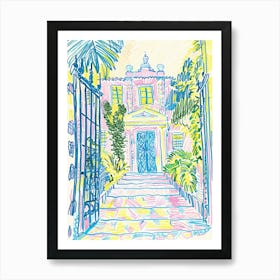 Doors And Gates Collection Hearst Castle, California 1 Art Print