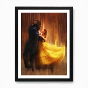 Beauty And The Beast Emma Watson Art Print