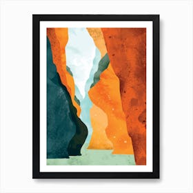 Canyons Art Print