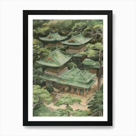 Shinto Temple Art Print