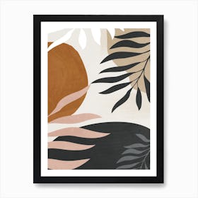 Abstract Leaves 4 Art Print