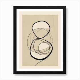 Abstract Line 4 Art Print