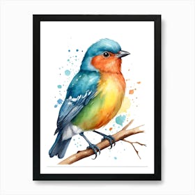 Colorful Bird 14 Art Print
