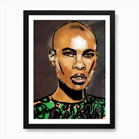 Skin of Skunk Anansie Art Print