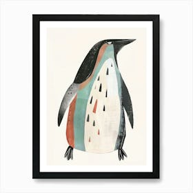Charming Nursery Kids Animals Penguin 4 Art Print